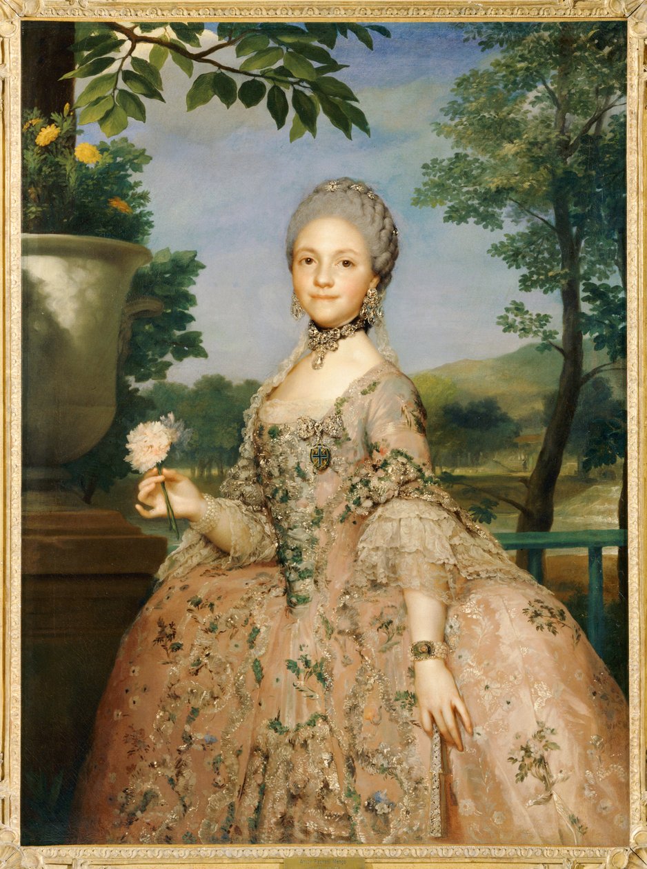 Marie-Louise de Parme, unokatestvérének felesége ... alkotó: Anton Raphael (attr. to) Mengs