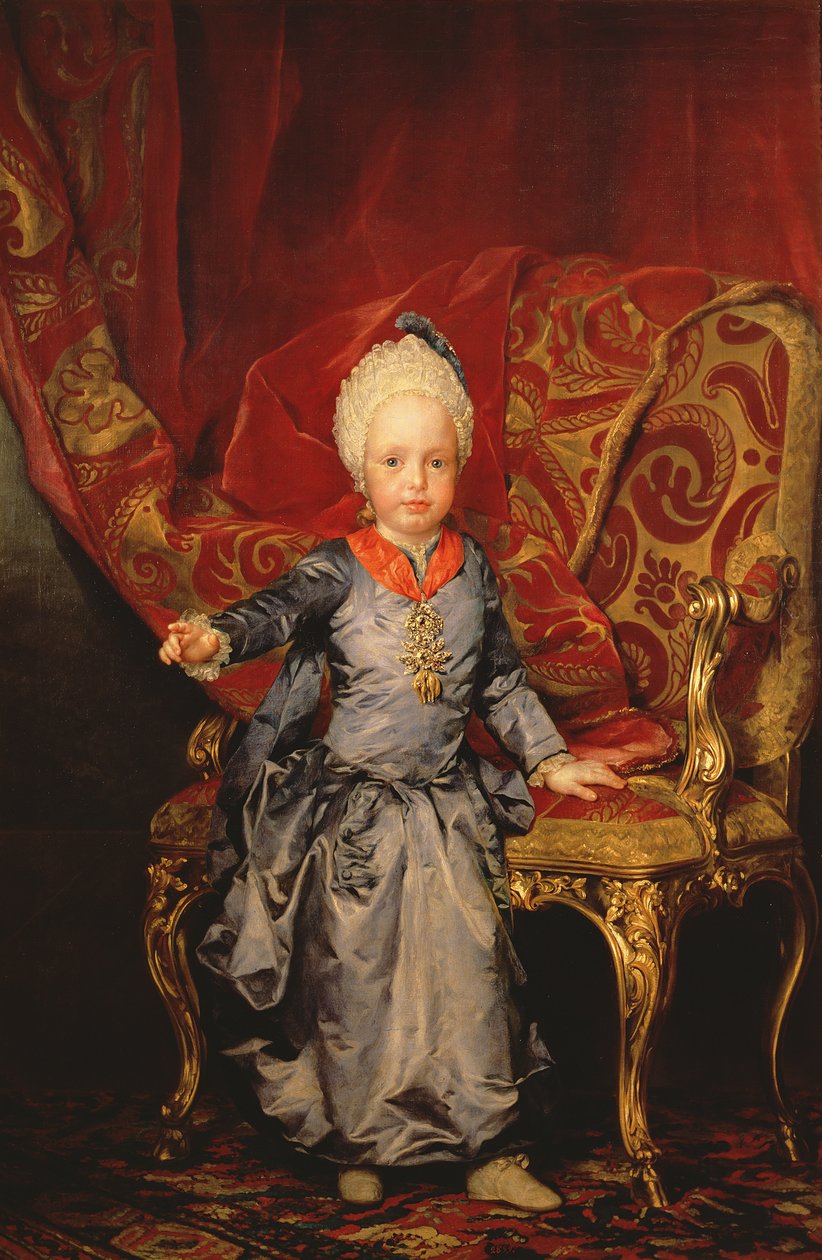 Ferenc osztrák főherceg alkotó: Anton Raphael Mengs