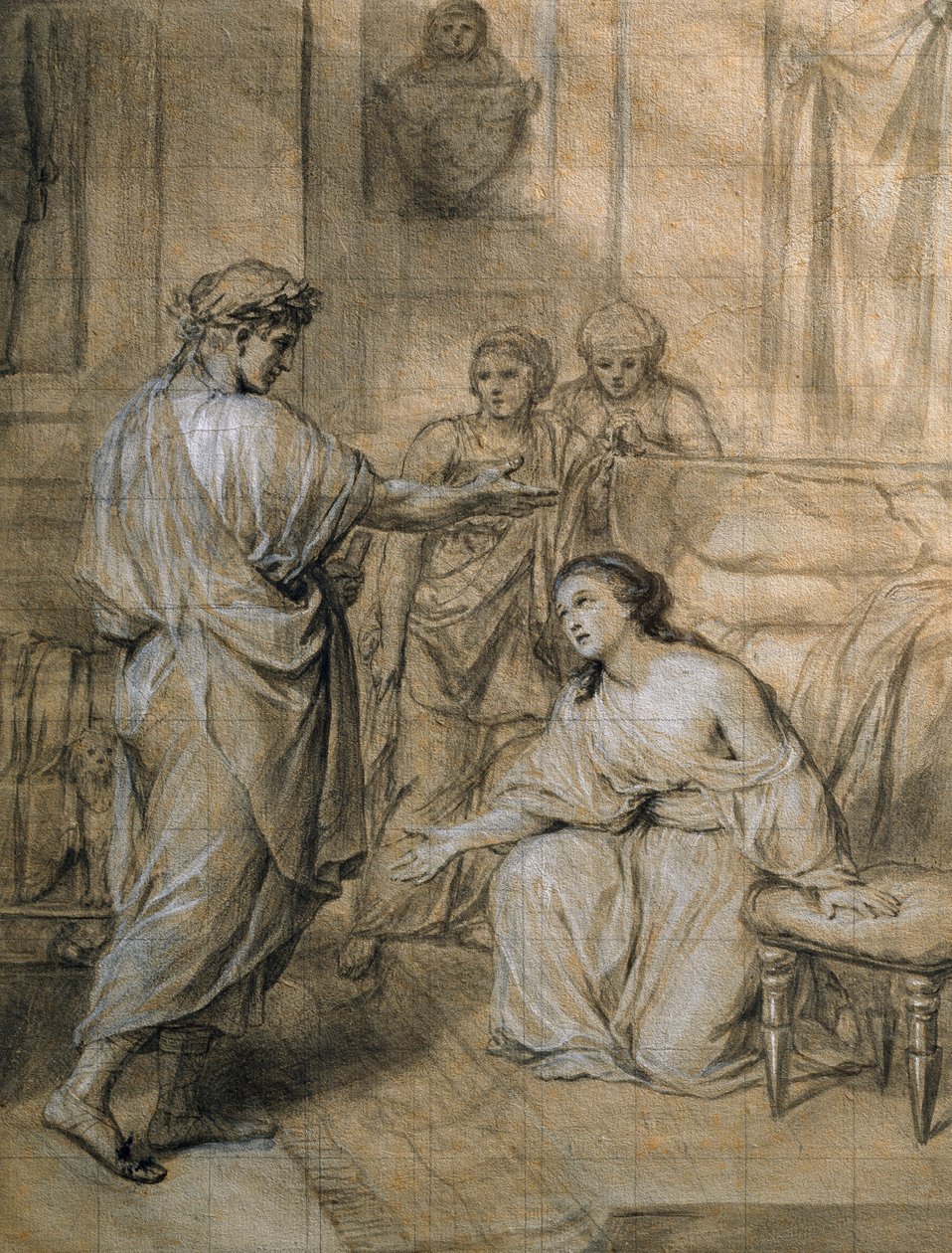 Augustus és Kleopátra, Anton Raphael Mengs alkotó: Anton Raphael Mengs