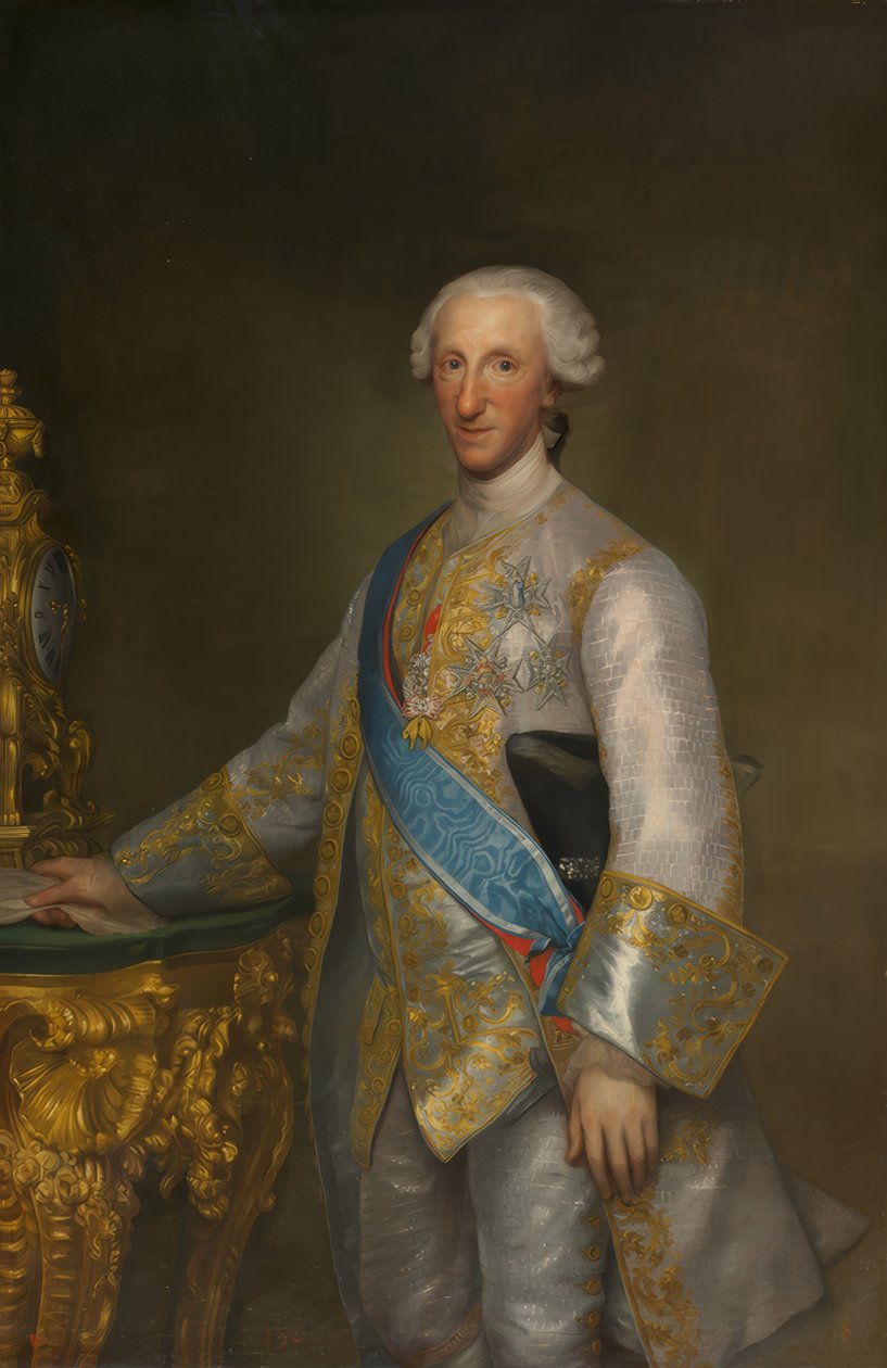Don Luis de Borbon infáns portréja alkotó: Anton Raphael Mengs