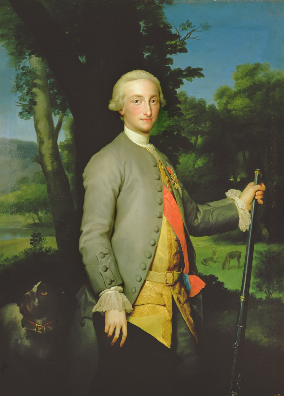 Charles de Bourbon (1748-1819) Asztúria hercege (olaj, vászon) alkotó: Anton Raphael Mengs
