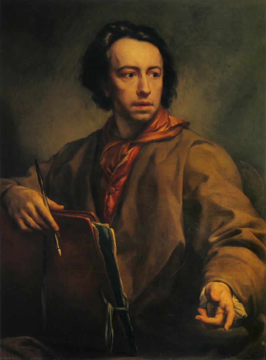 Olaszul:  Autoritratto Önarckép alkotó: Anton Raphael Mengs