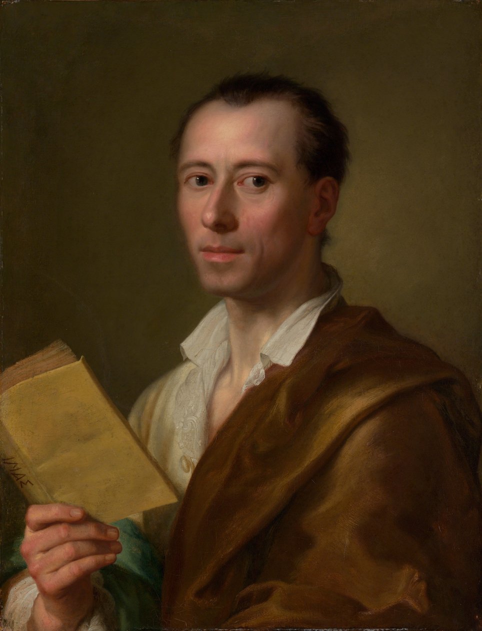 Johann Joachim Winckelmann (1717–68), 1777 körül (olaj, vászon) alkotó: Anton Raphael Mengs