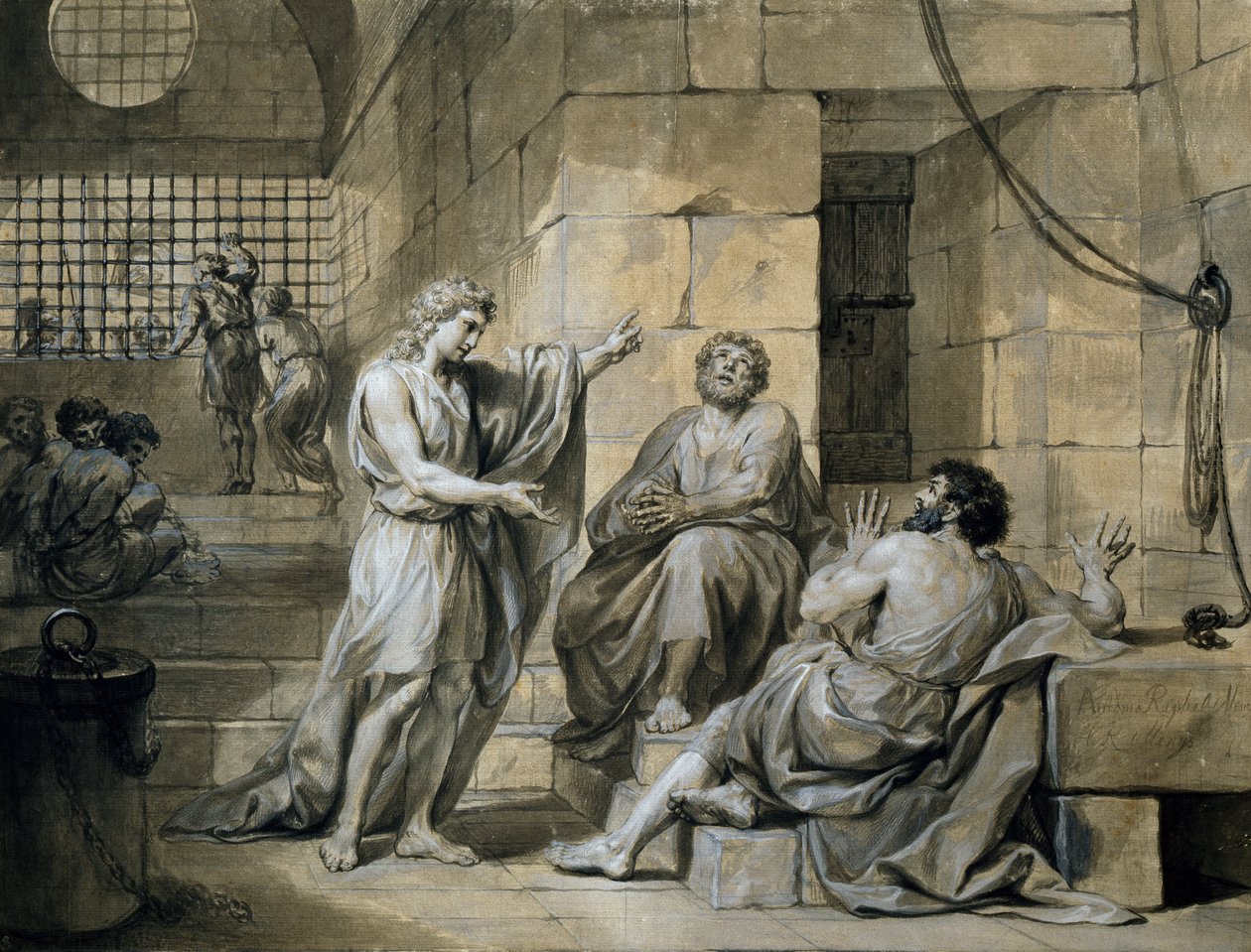 Egyiptomi József a börtönben, Anton Raphael Mengs, vegyes technika alkotó: Anton Raphael Mengs
