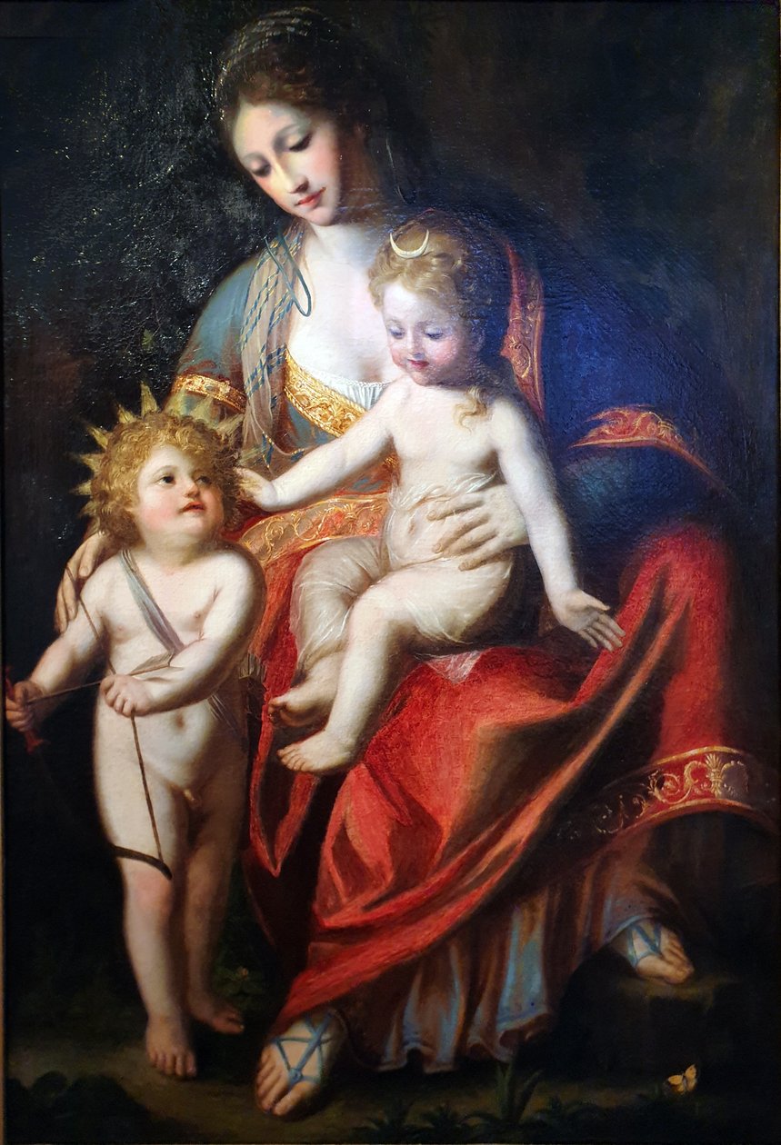 Latona a gyermekeivel, Apollóval és Dianával alkotó: Anton Raphael Mengs