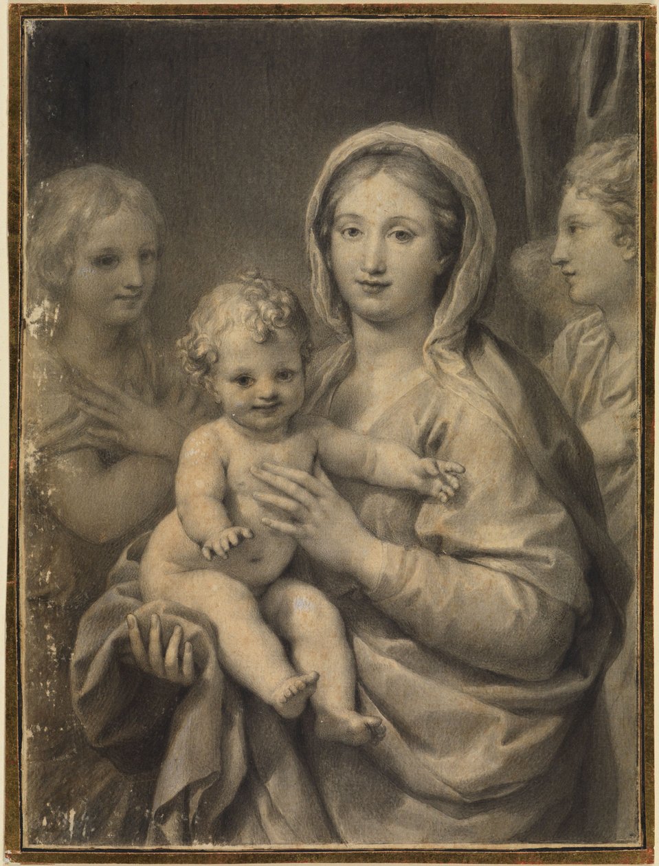 Madonna a gyermekkel és két angyallal alkotó: Anton Raphael Mengs