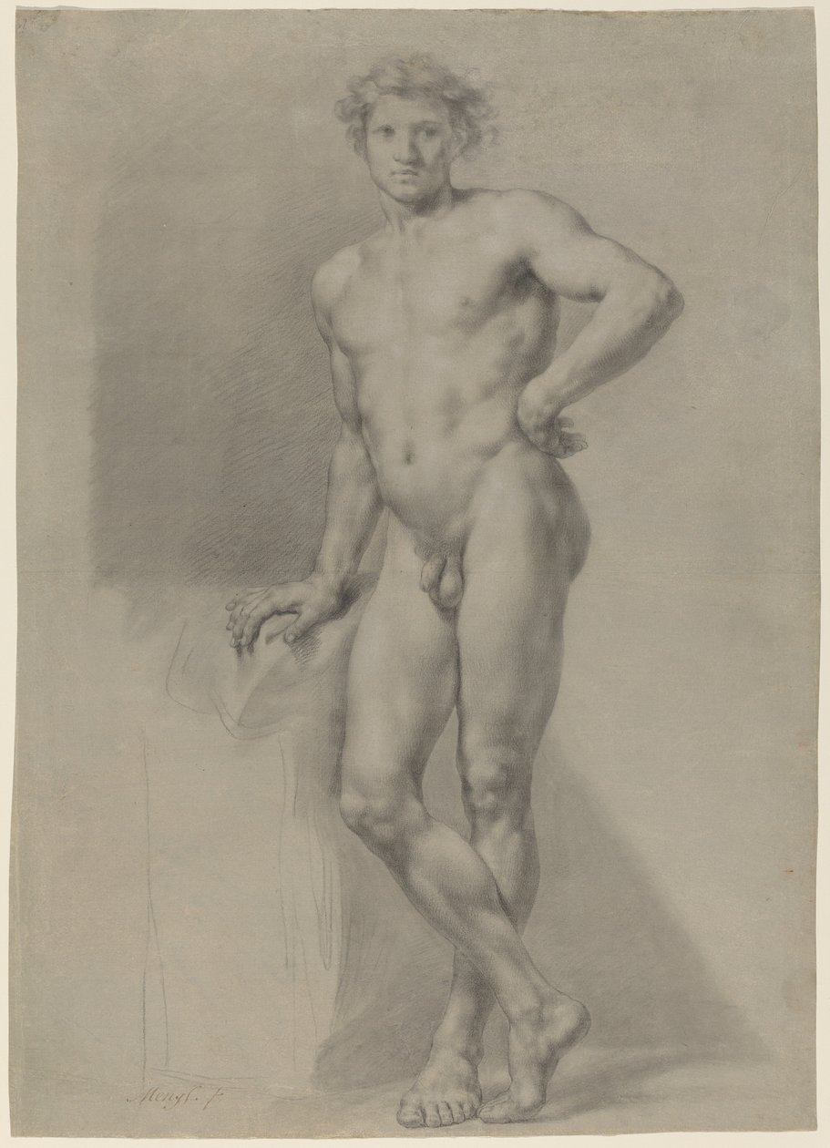 Férfi akttanulmány alkotó: Anton Raphael Mengs