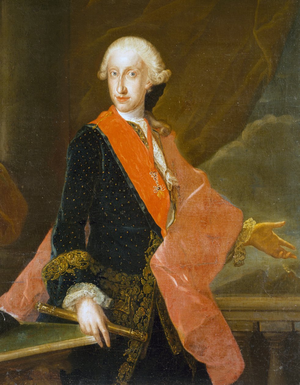 IV. Bourbon Károly portréja (Portici alkotó: Anton Raphael Mengs