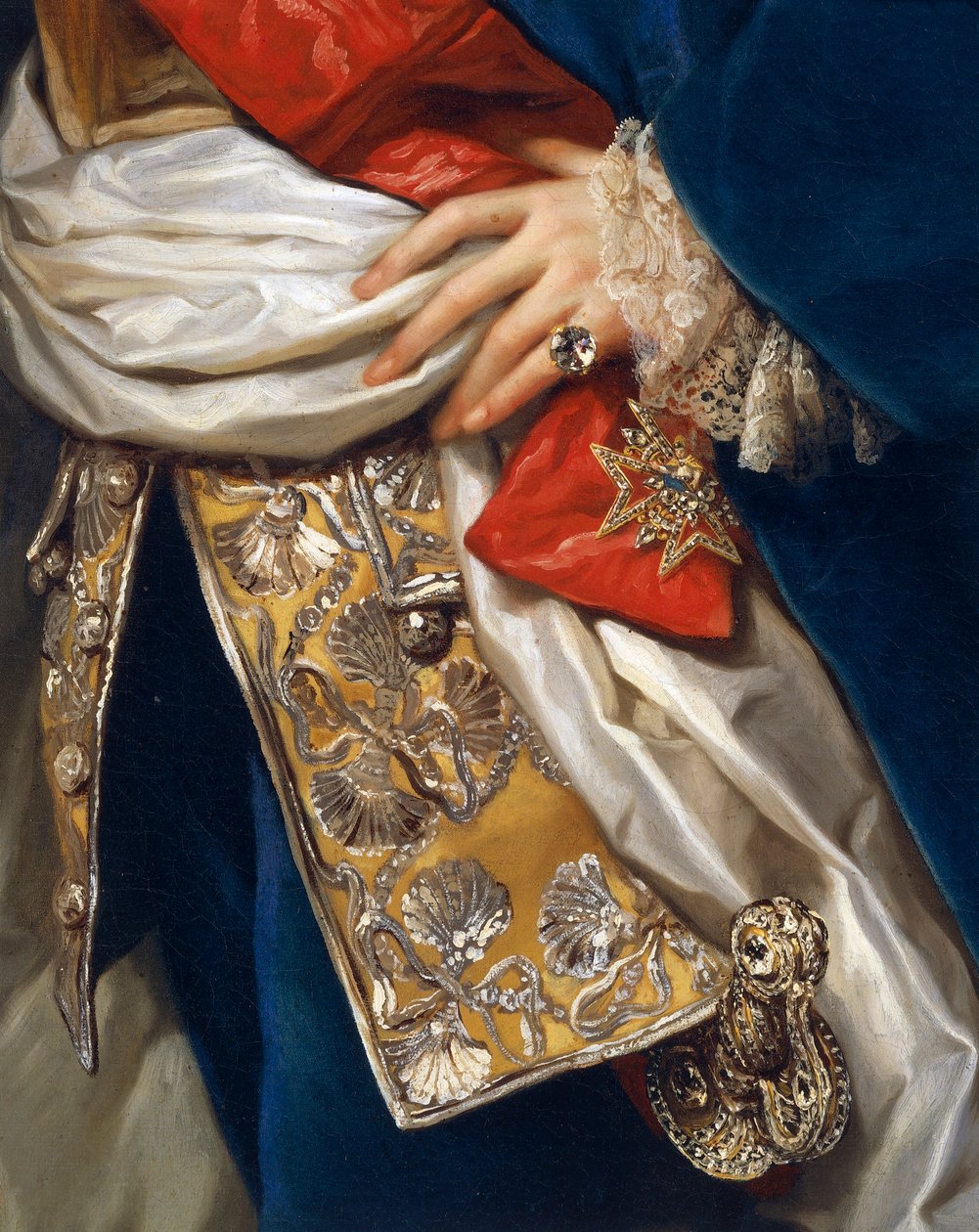 IV. Ferdinánd portréja, Anton Raphael Mengs, részlet alkotó: Anton Raphael Mengs