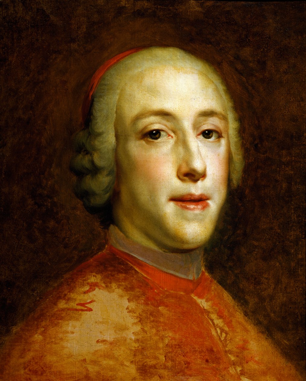 Henry Benedict Marie Clement Edward Stuart portréja, York bíboros, Anton Raphael Mengs, 1756 körül alkotó: Anton Raphael Mengs