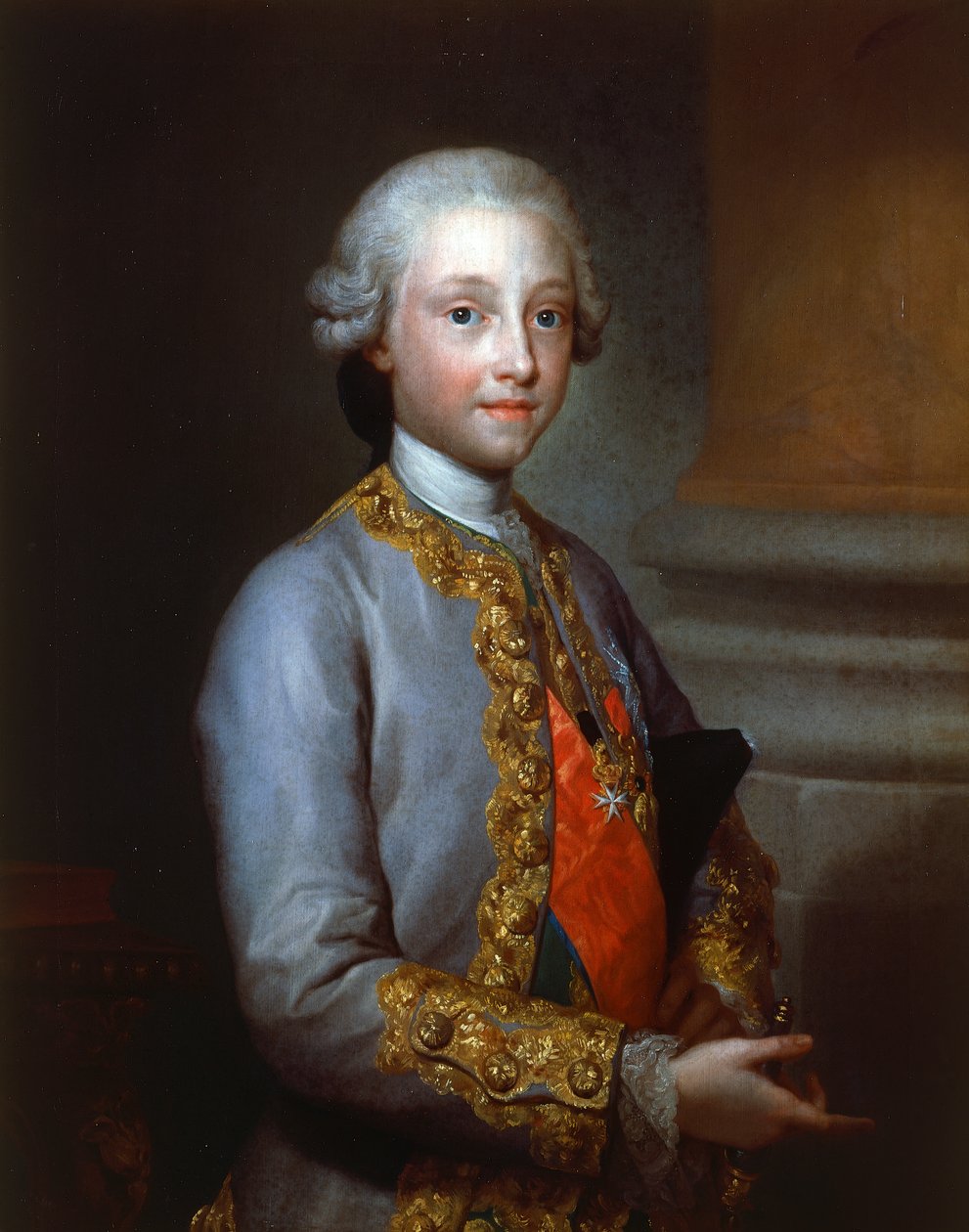 A spanyol Infante Gabriel portréja (Portici alkotó: Anton Raphael Mengs