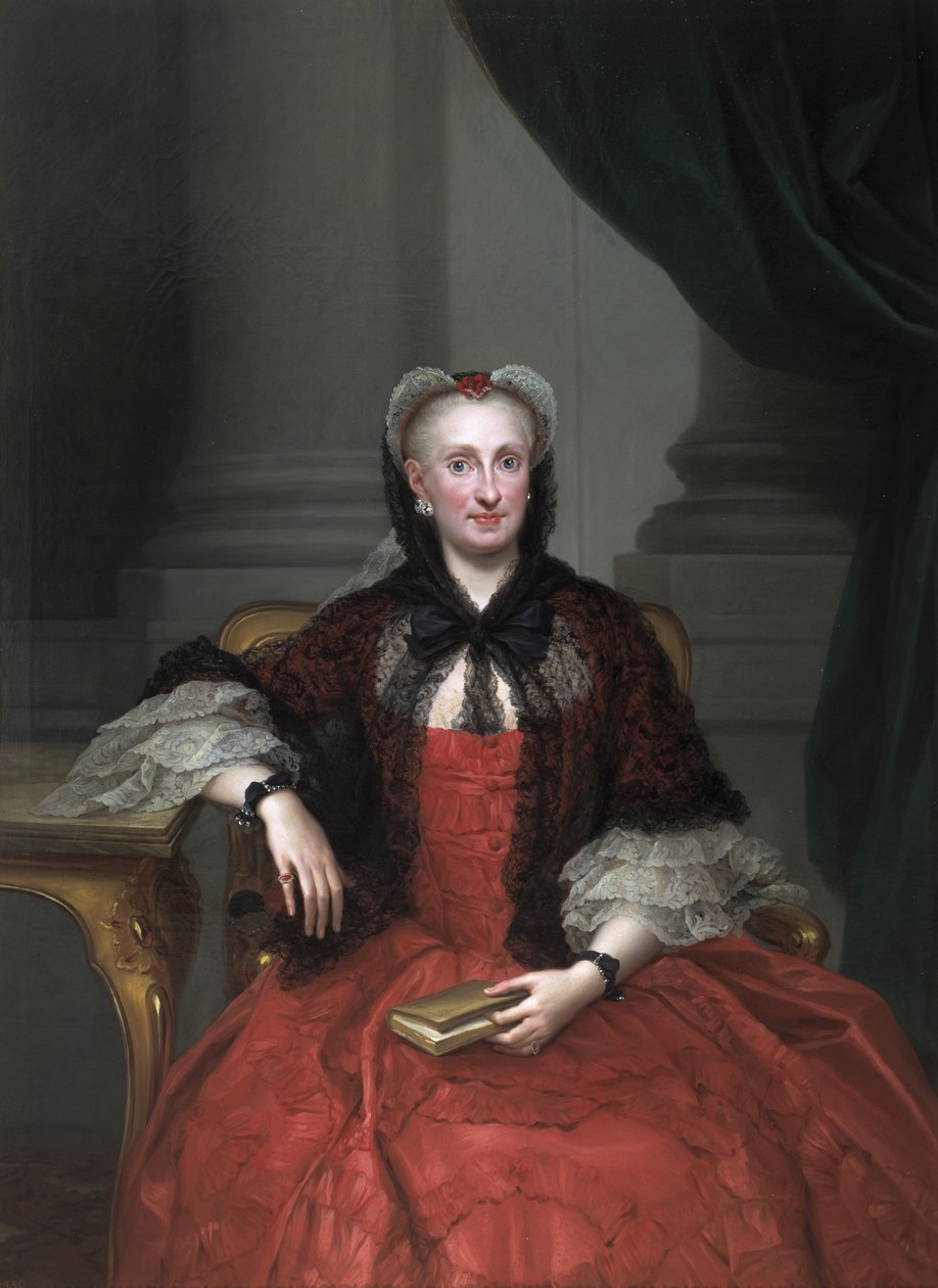 Maria Amalia szászországi portréja 17241760, spanyol királynő hitvese, kb 1760 alkotó: Anton Raphael Mengs