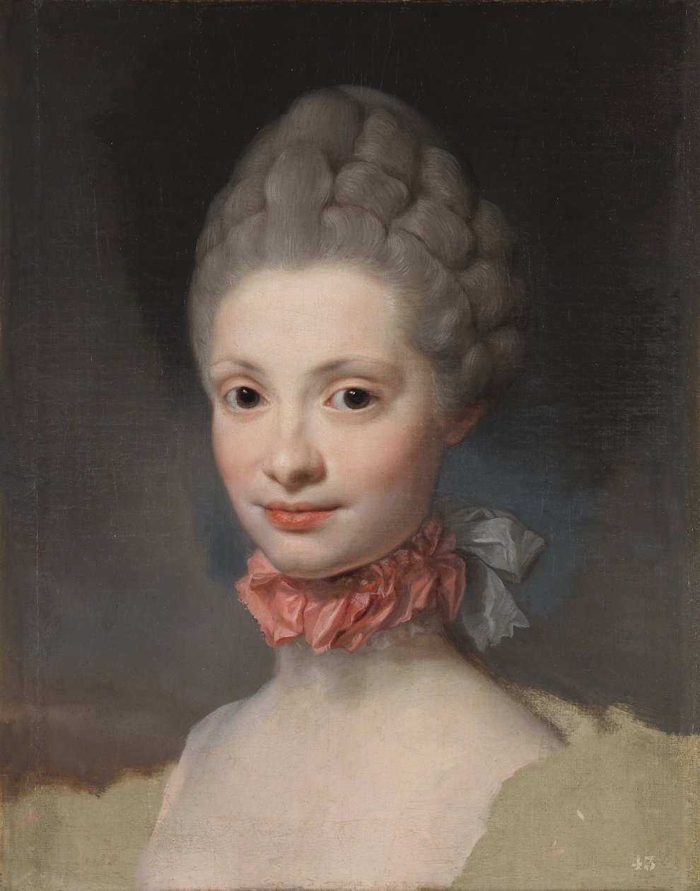 A pármai Maria Luisa portréja, mint Asztúria hercegnője, 1765 alkotó: Anton Raphael Mengs