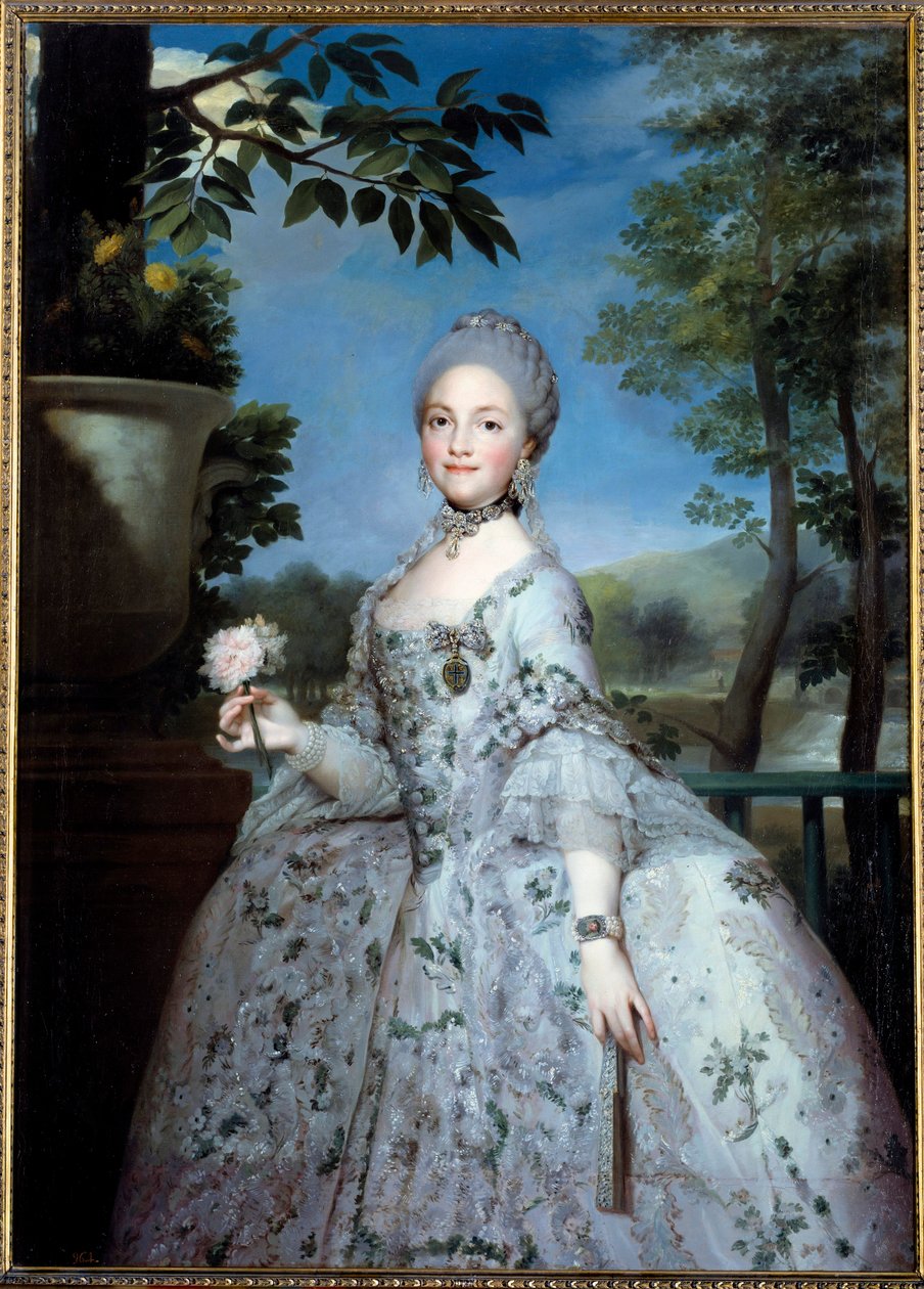 Mária Lujza pármai portréja, Asztúria hercegnője (1751-1819) Anton Raphael Mengs (1728-1779) festménye (ec.all.) 18. századi Madrid, Prado Múzeum alkotó: Anton Raphael Mengs