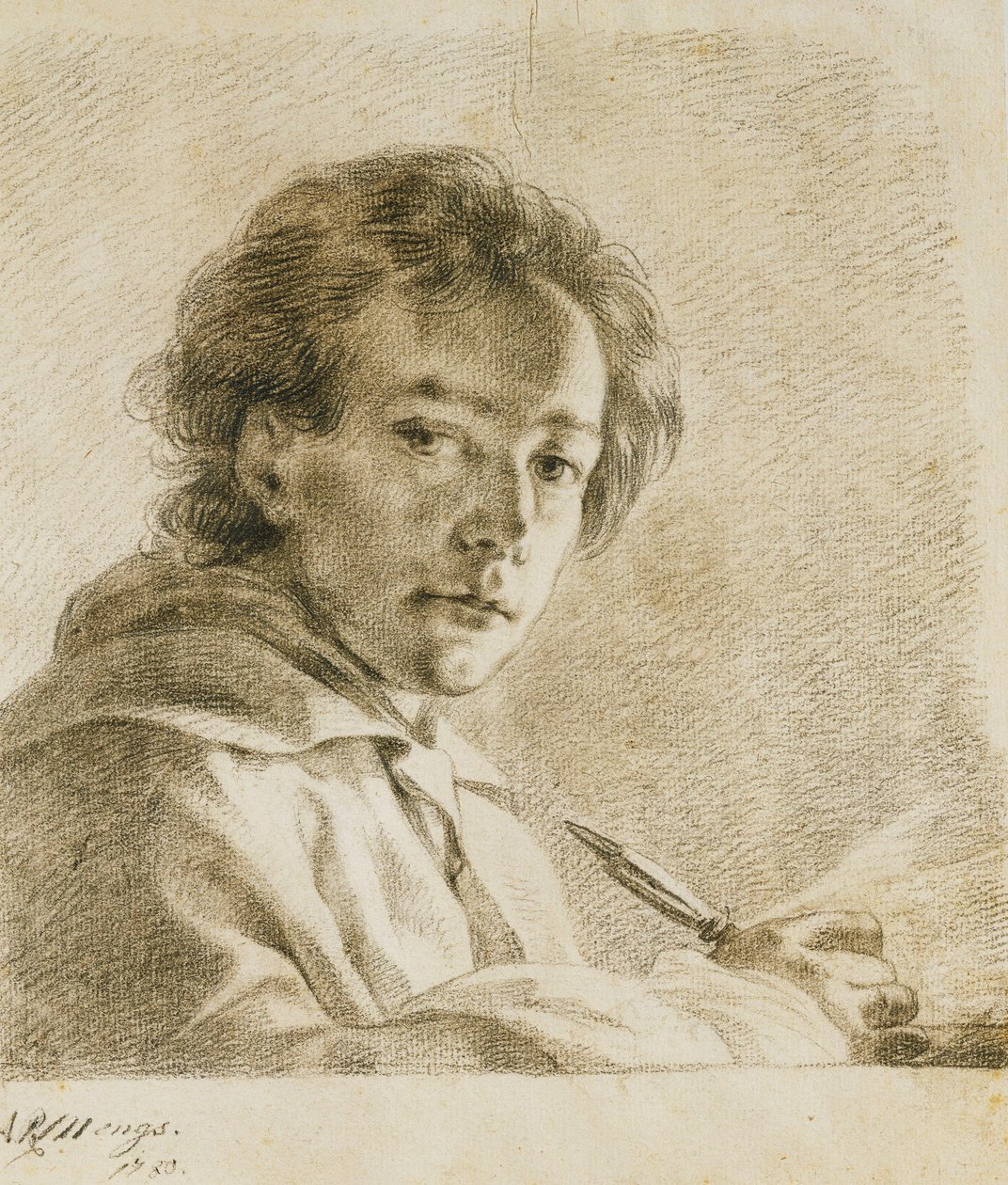 A művész portréja, 1750 alkotó: Anton Raphael Mengs