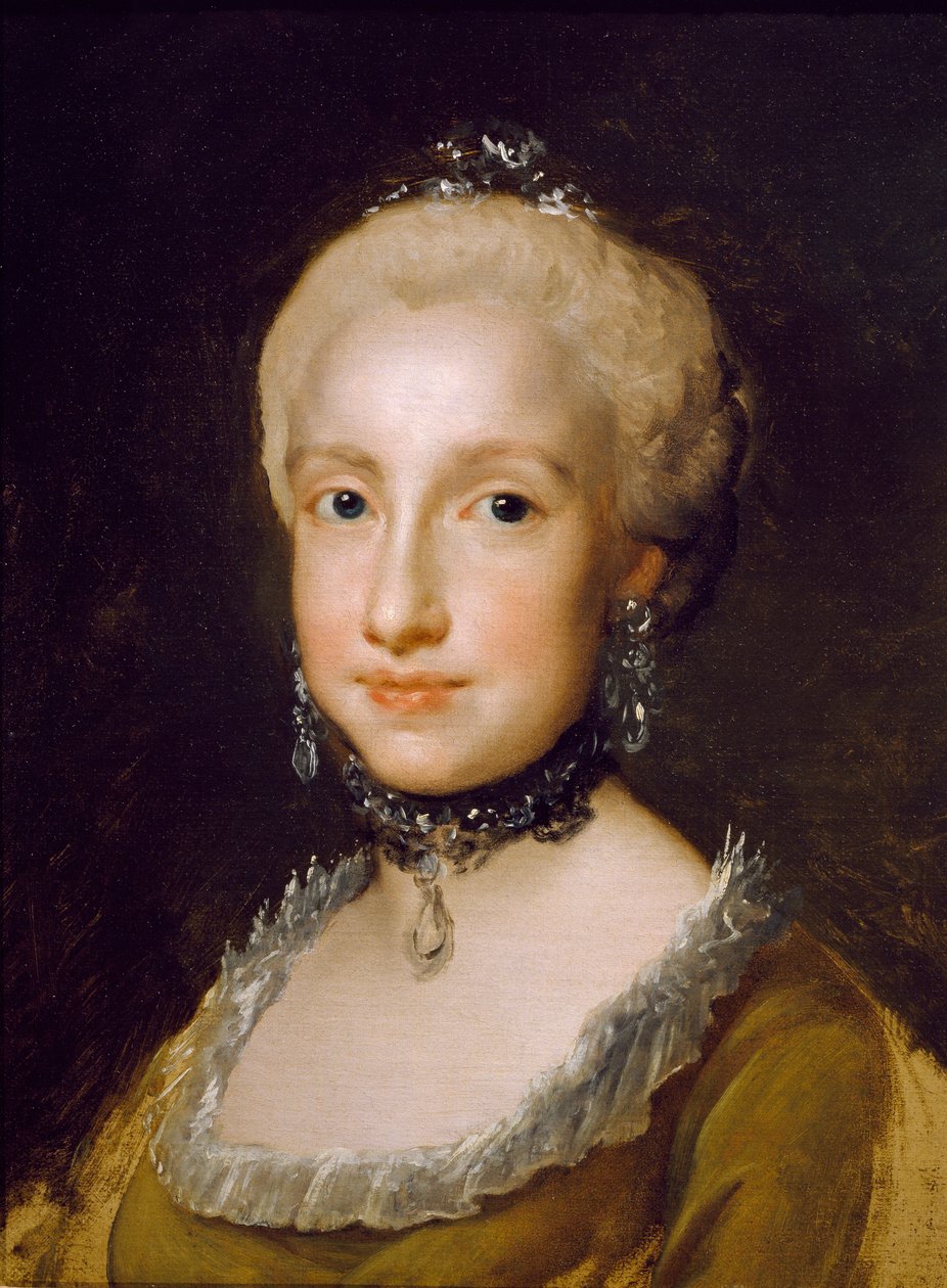 A Bourbon-i Infanta Maria Luisa portréja, Anton Raphael Mengs alkotó: Anton Raphael Mengs