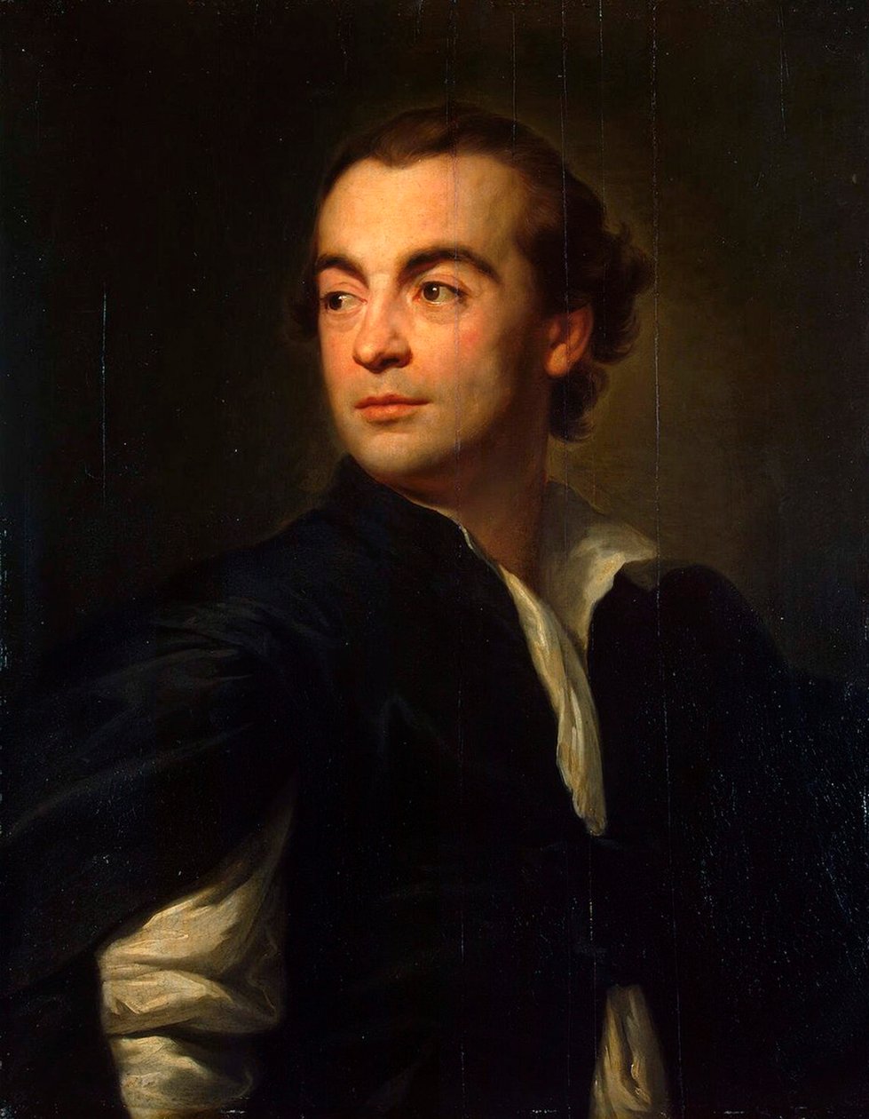 Johann Joachim Winckelmann művészettörténész és régész portréja, 1717-1768, 1774-1776. alkotó: Anton Raphael Mengs