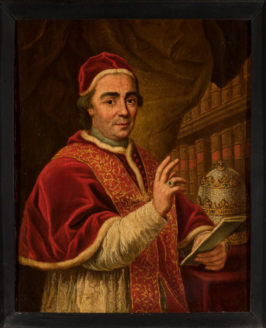 XIII. Kelemen pápa portréja alkotó: Anton Raphael Mengs