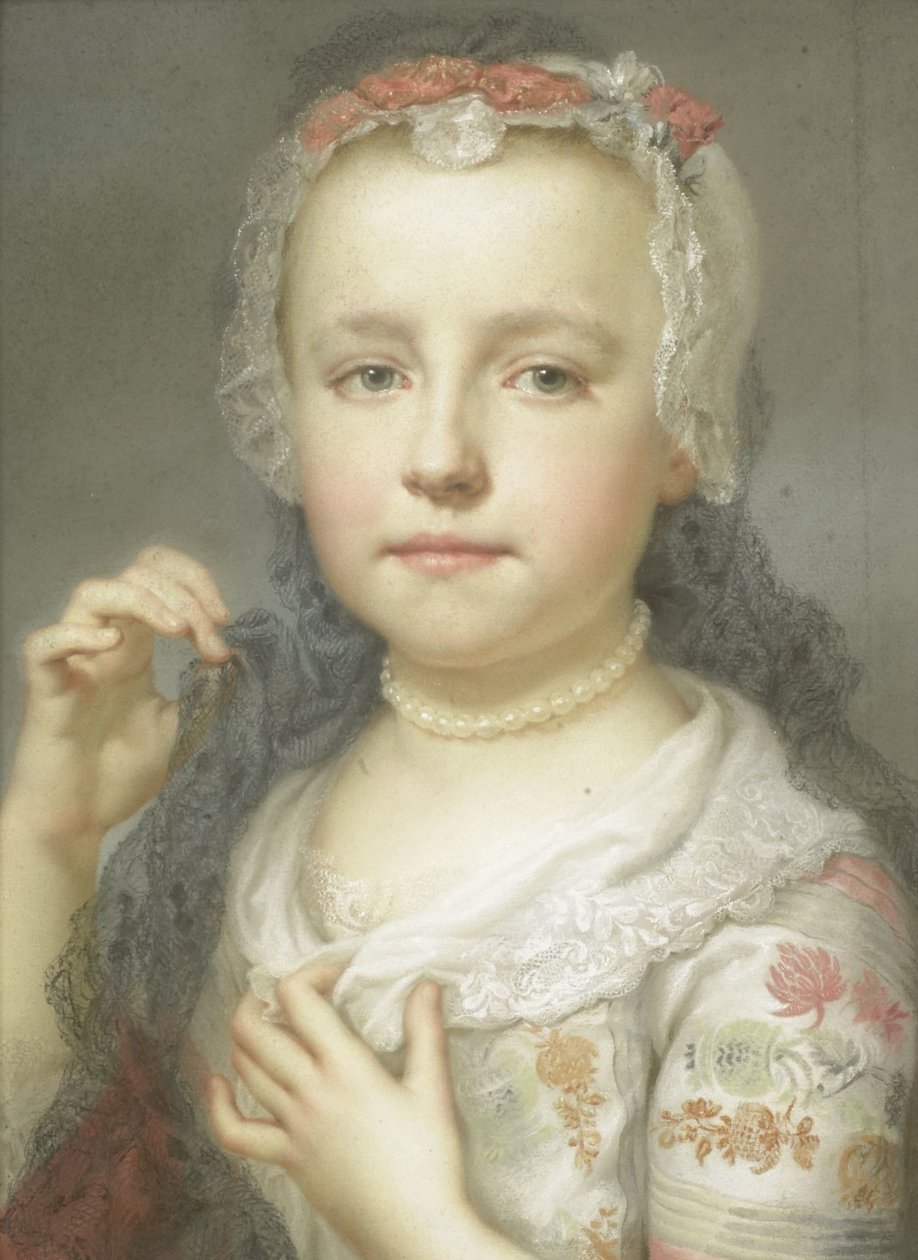 Egy fiatal lány portréja, valószínűleg Julie Carlotta Mengs, a művész nővére alkotó: Anton Raphael Mengs