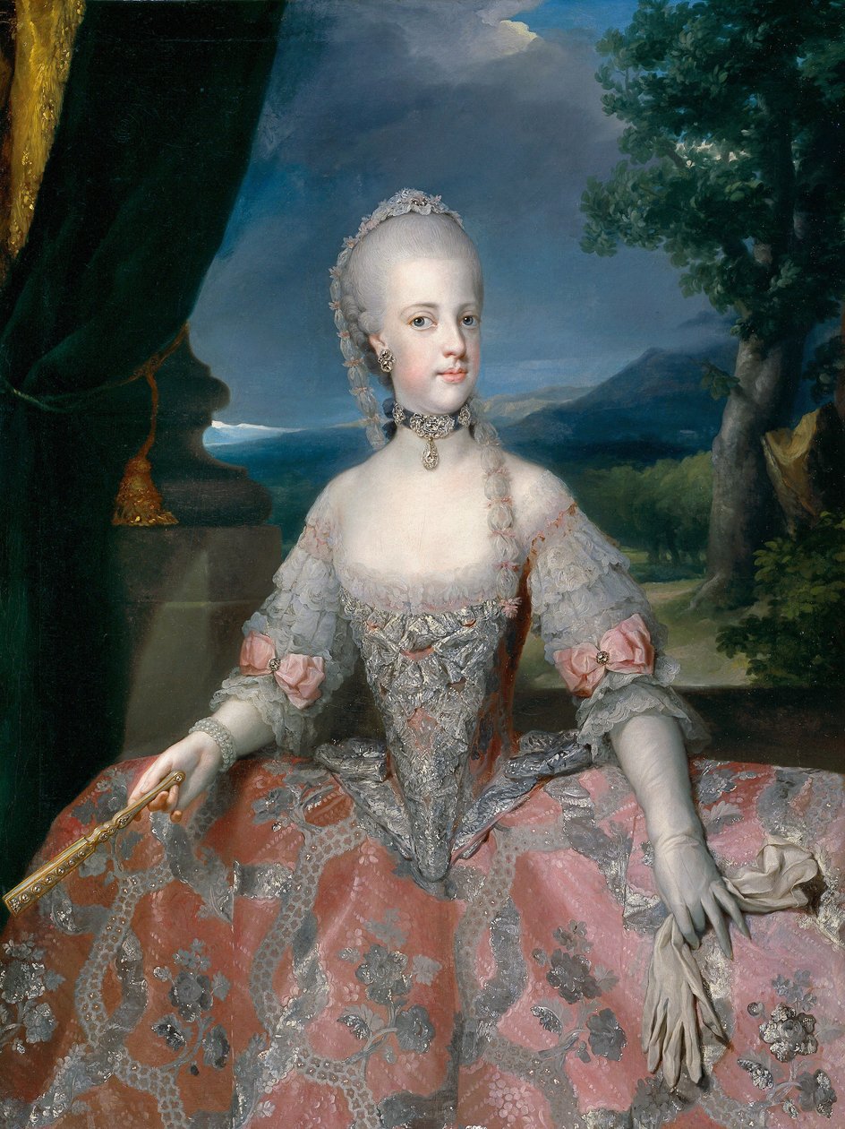 Spanyolul:  Habsburg-Lotaringiai Mária Karolina, nápolyi királynő alkotó: Anton Raphael Mengs