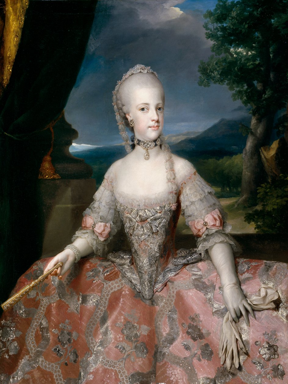 Spanyolul:  Habsburg-Lotaringiai Mária Karolina, nápolyi királynő alkotó: Anton Raphael Mengs