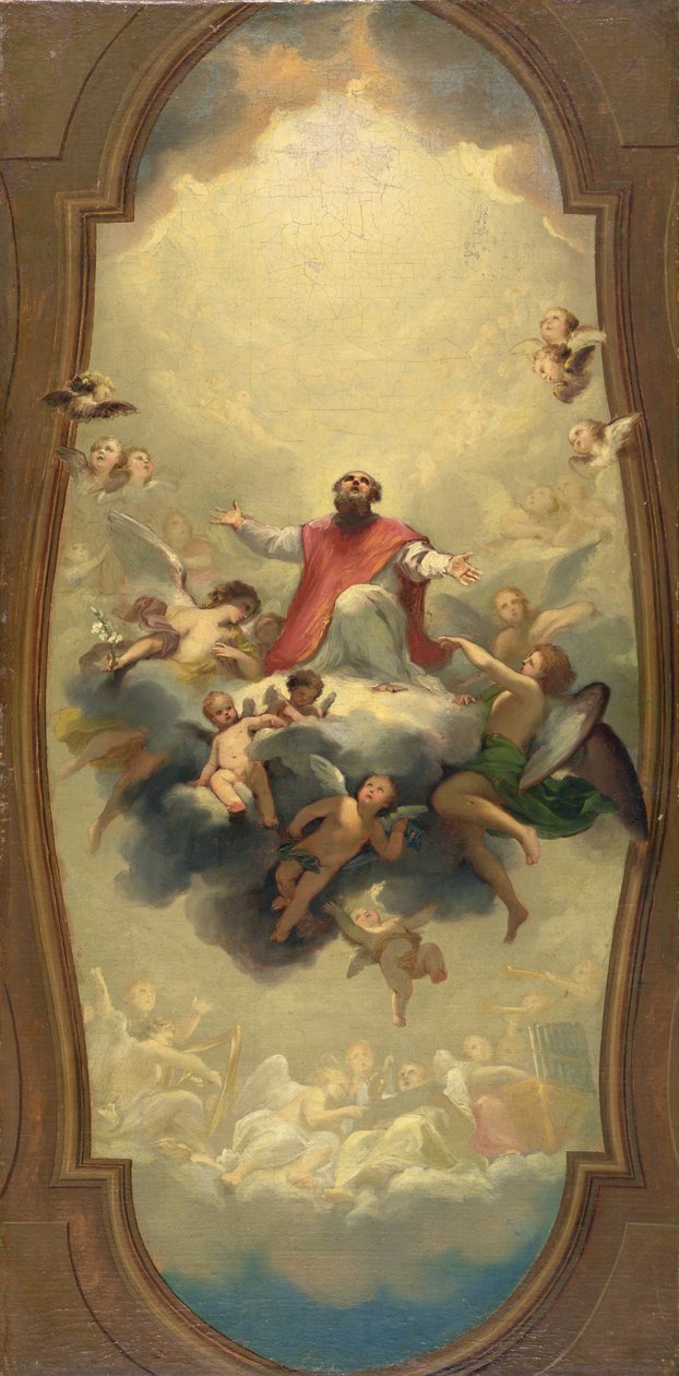 A mennybe vitt Szent Eusebiusz, 1757 körül (olaj, vászon) alkotó: Anton Raphael Mengs