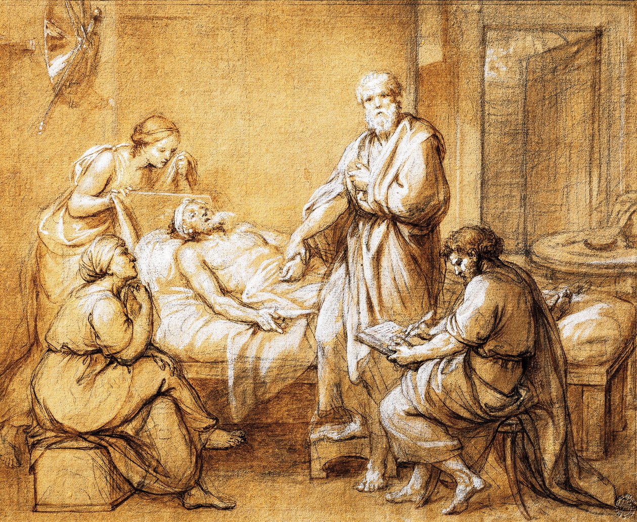 Eudamida testamentuma, Anton Raphael Mengs alkotó: Anton Raphael Mengs