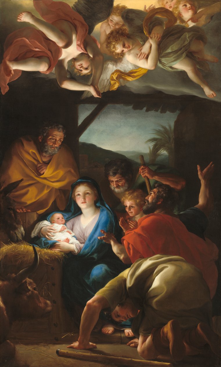 A pásztorok imádása alkotó: Anton Raphael Mengs