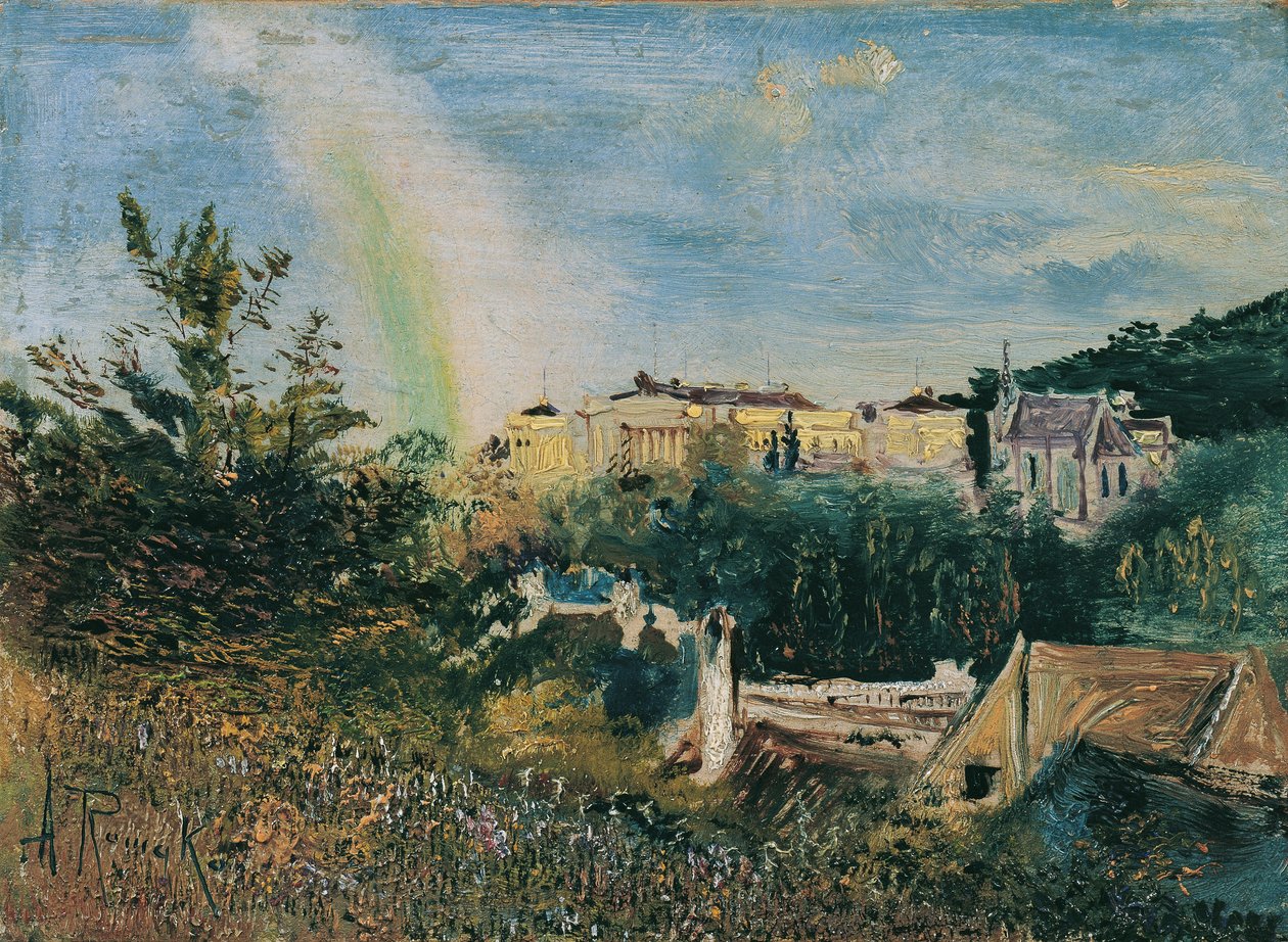 A Weilburg Baden közelében alkotó: Anton Romako