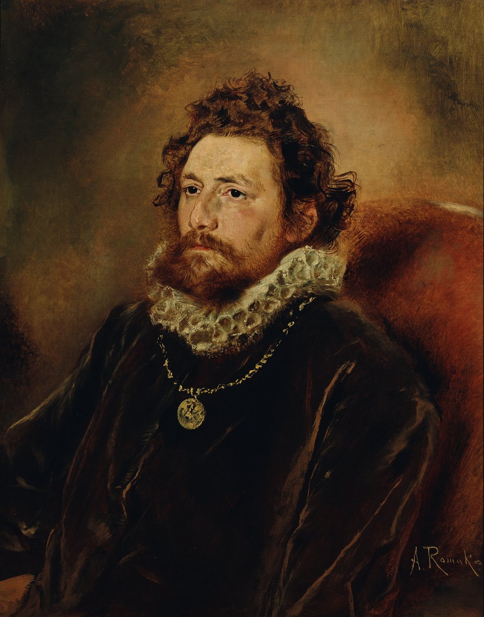 tanácsos dr. Karl Zehden alkotó: Anton Romako