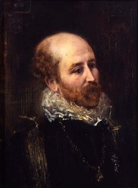Henry Francis Makins portréja díszruhában (panel) alkotó: Anton Romako