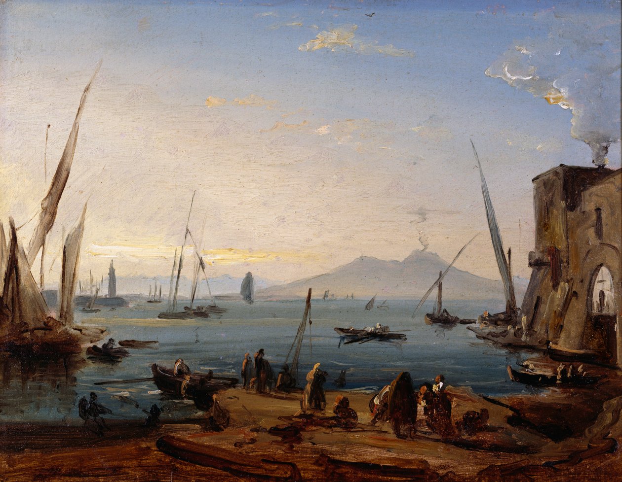 Posillipo-fok alkotó: Anton Sminck Pitloo