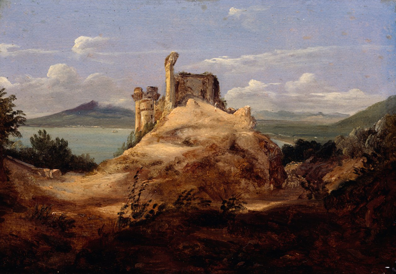 Castellammare di Stabia kastélya alkotó: Anton Sminck Pitloo