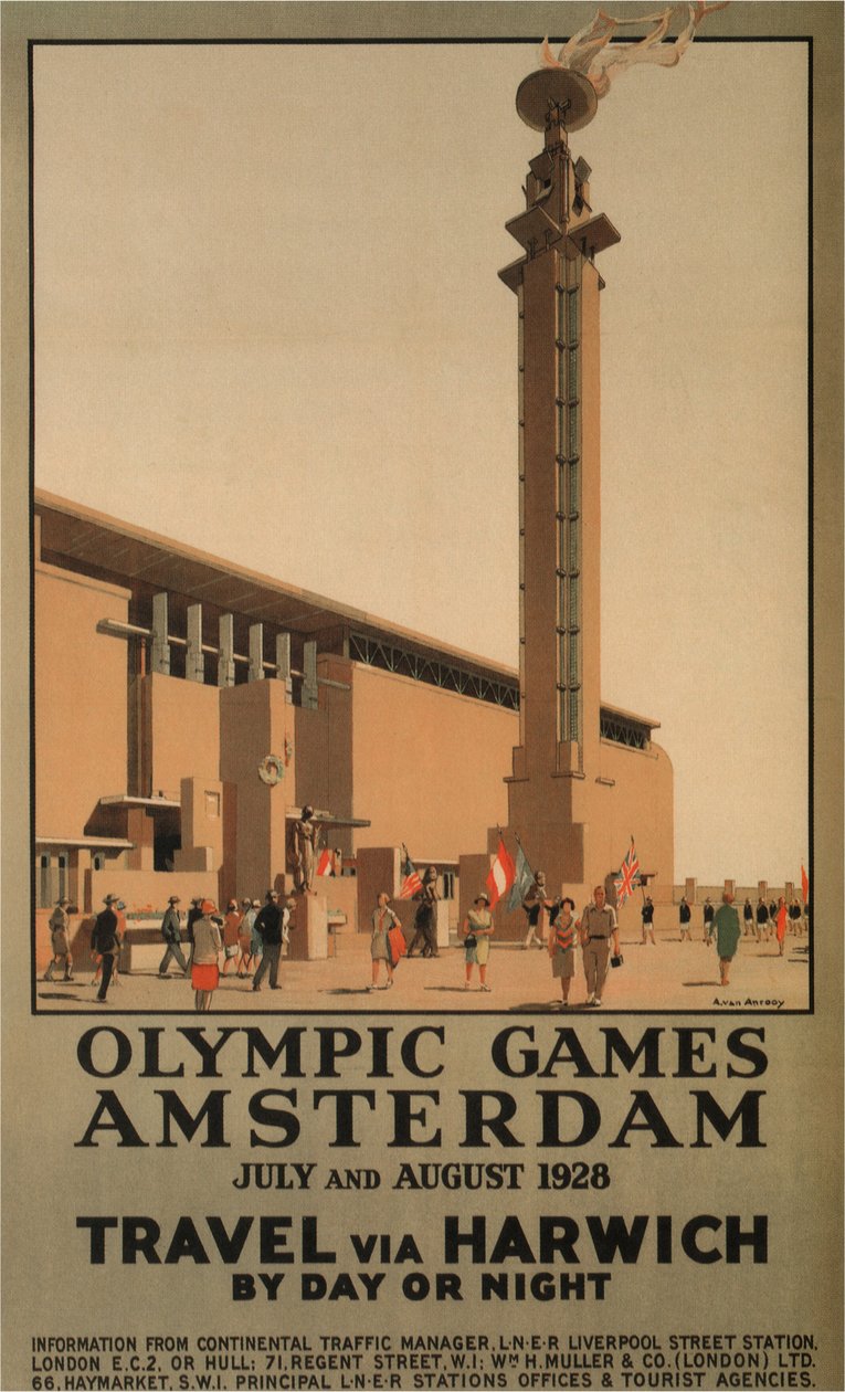 Az 1928-as nyári olimpia, Amszterdam, 1928 alkotó: Anton Van Anrooy