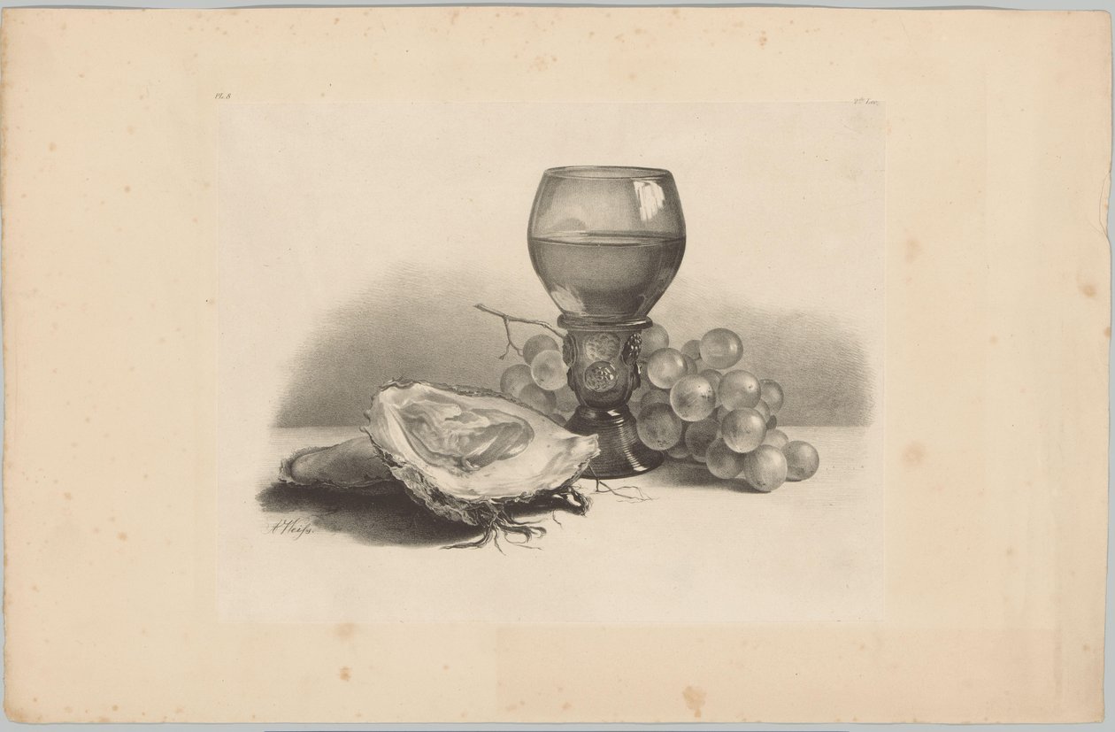 Csendélet üveggel, osztrigával és szőlővel Flower and Fruit Studies (...) 3. epizód (sorozat címe) alkotó: Anton Weiss