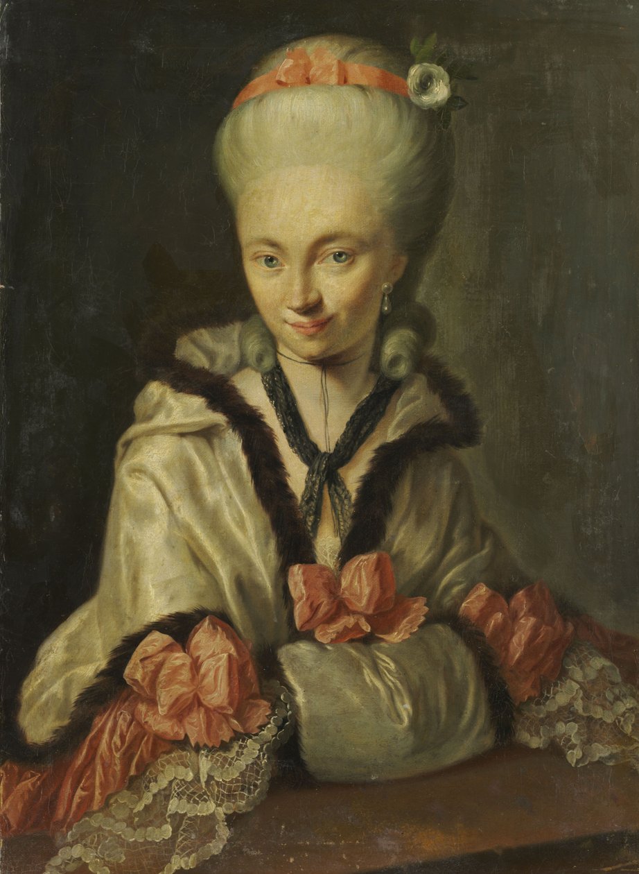 Anton Wilhelm Tischbein - Auguste Friederike Ysenburg-Büdingen grófnője alkotó: Anton Wilhelm Tischbein