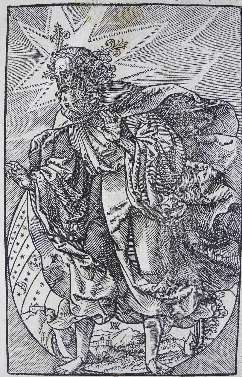 A világ teremtése, a Worms Bibliából, 1529. alkotó: Anton Woensam