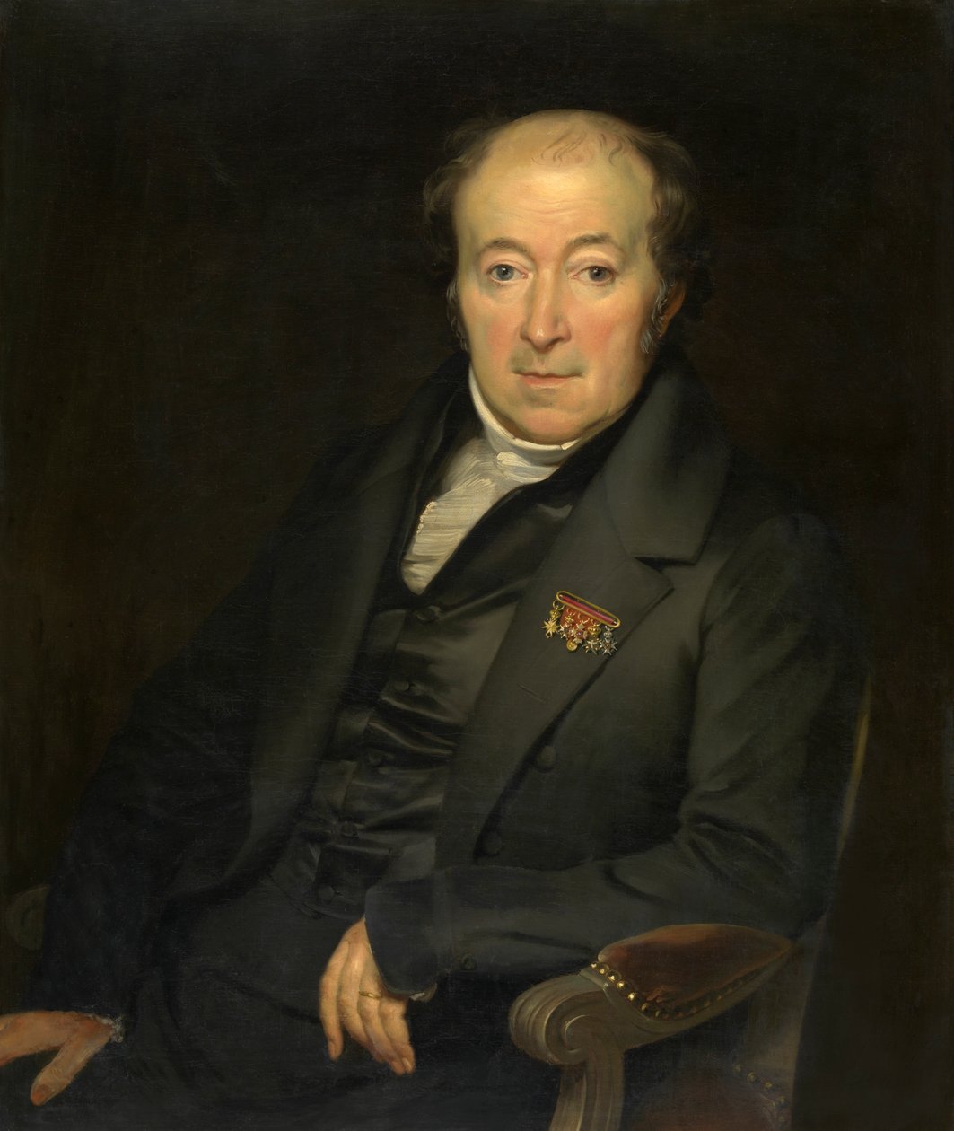 Mattheus Ignatius van Bree festő (olaj, vászon) alkotó: Anton van Ysendyck