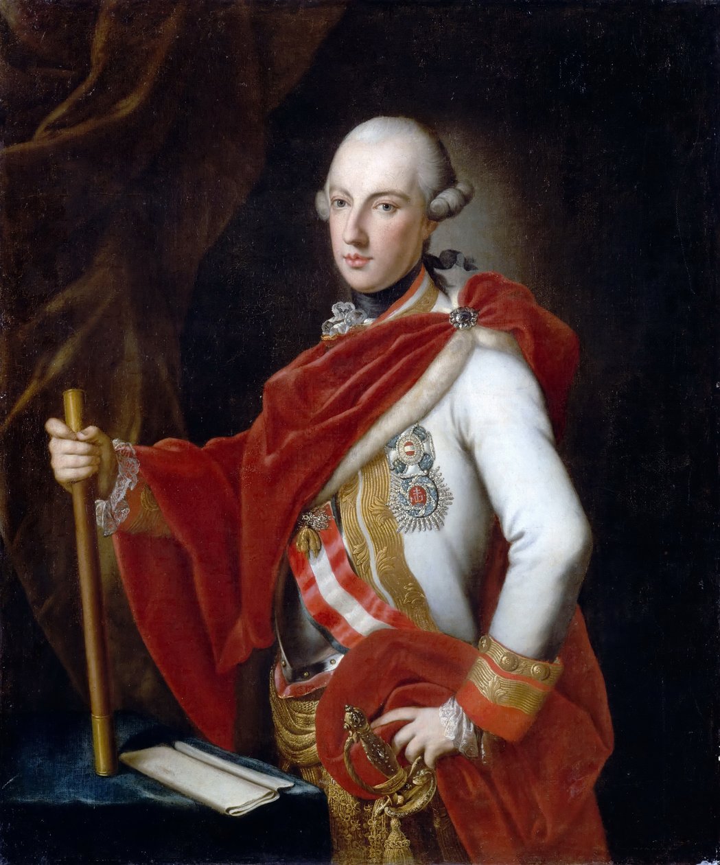 József császár portréja 1741-1790 alkotó: Anton von Maron