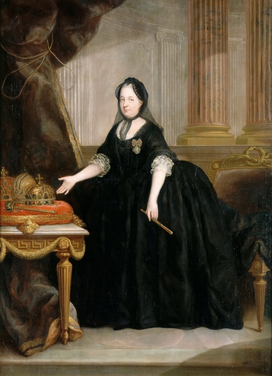 Mária Terézia osztrák császárné portréja 1717-1780 alkotó: Anton von Maron