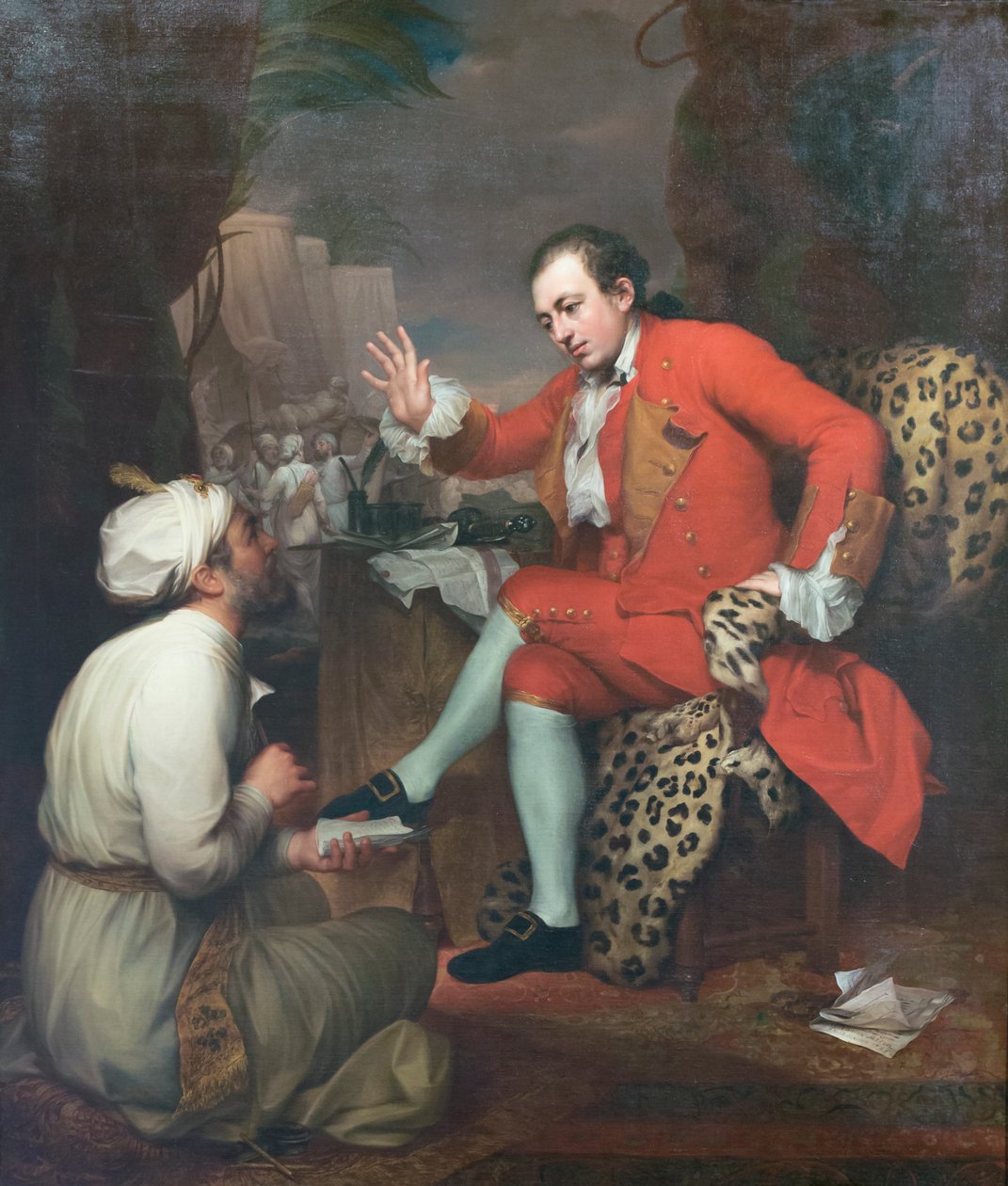 Sir Robert Clive portréja alkotó: Anton von Maron