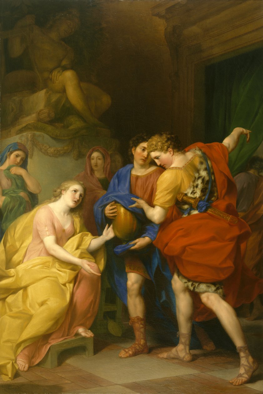 Orestes visszatérése, 1786 alkotó: Anton von Maron