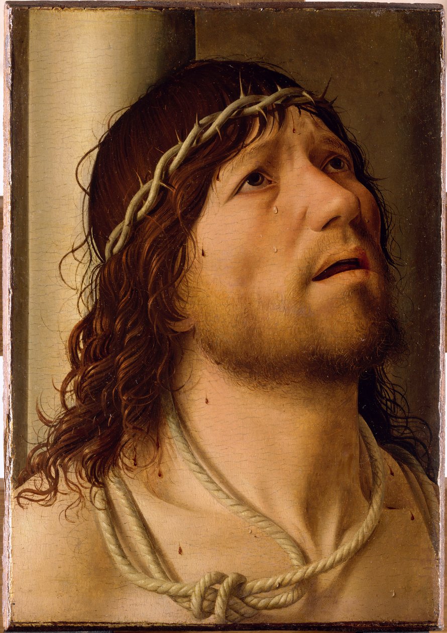 Krisztus az oszlopnál alkotó: Antonello da Messina