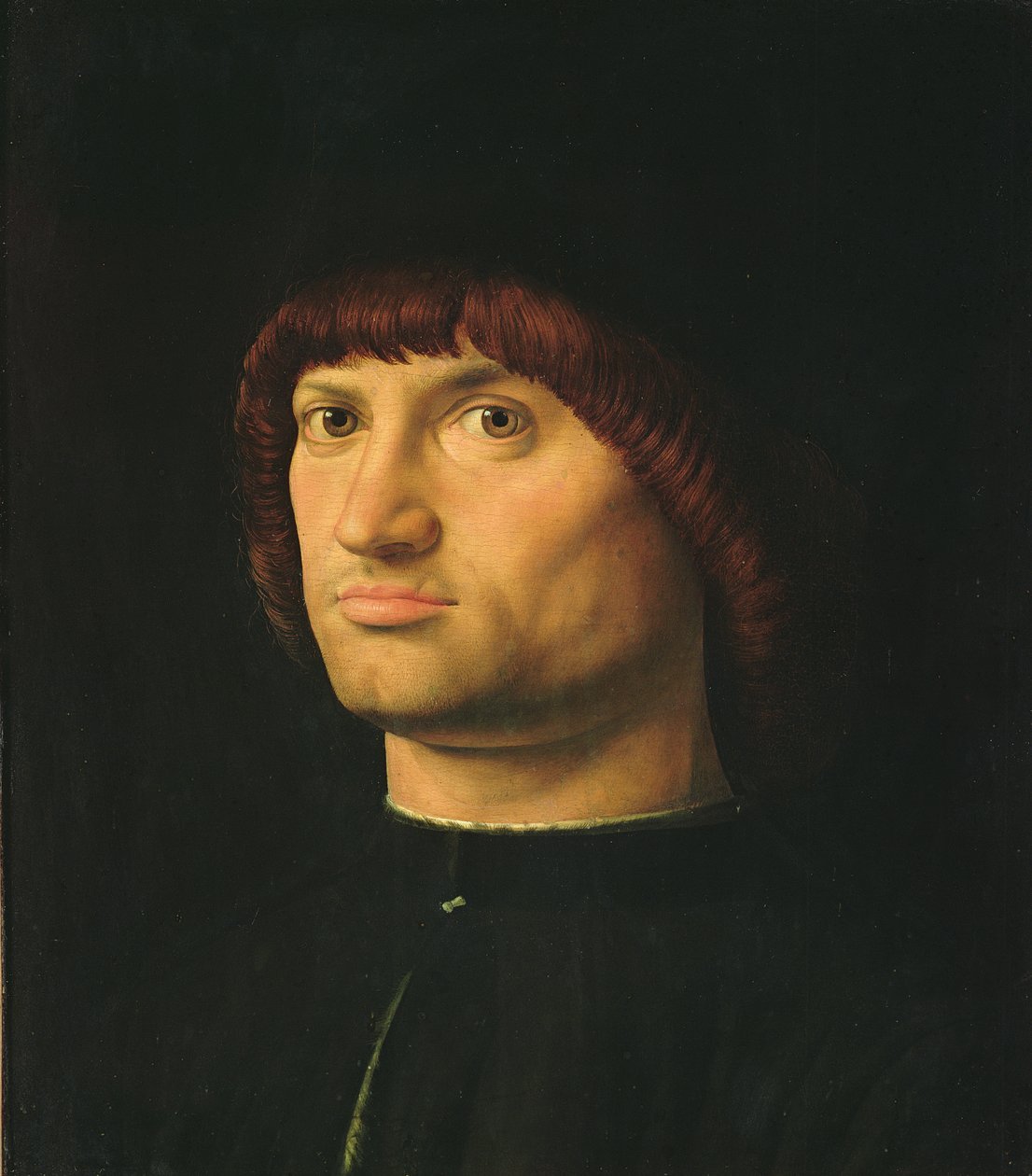Egy férfi portréja, avagy A Condottiere, 1475 alkotó: Antonello da Messina