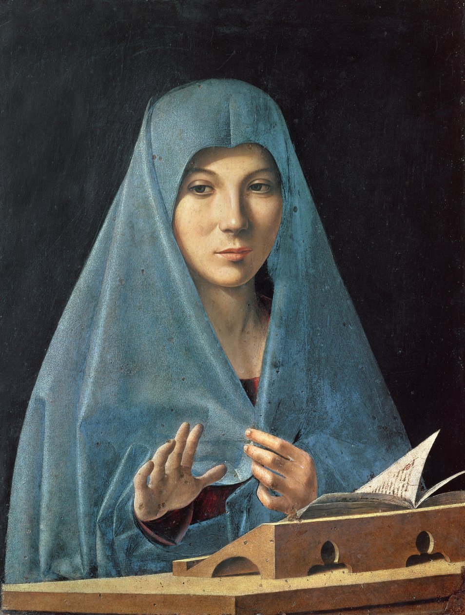 Az Annunciáció, 1474-75 alkotó: Antonello da Messina