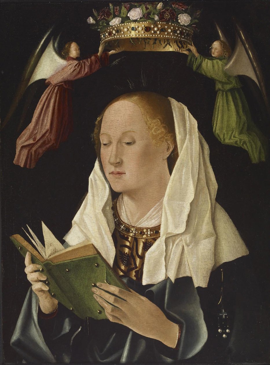 Olvasó Szűz Mária, 1460-62 körül (tempera és olaj, fapanel) alkotó: Antonello da Messina