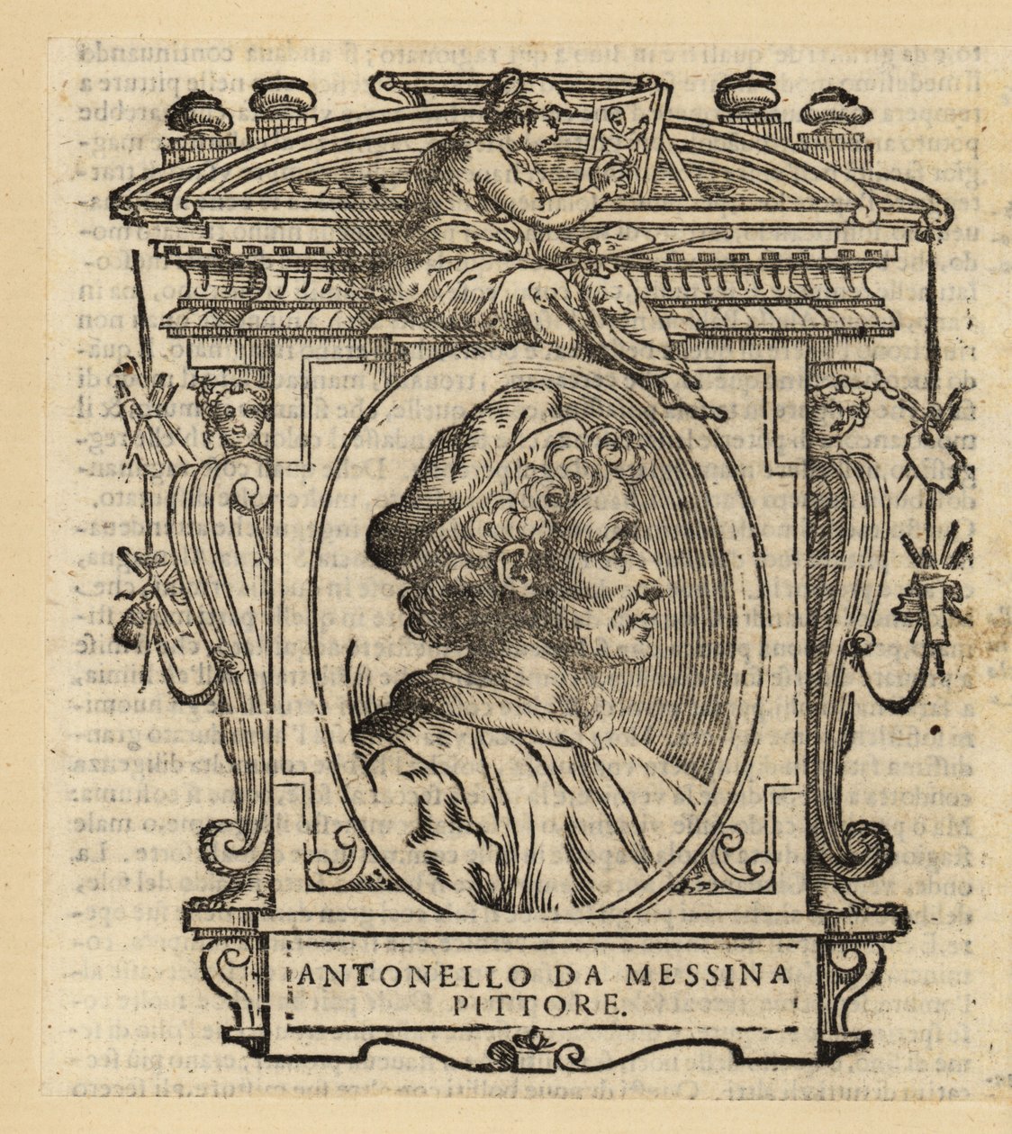 Messinai Anthony portréja, a szicíliai messinai olasz festő, az olasz reneszánsz korszaka, 1430-1479 körül alkotó: Antonello da (after) Messina