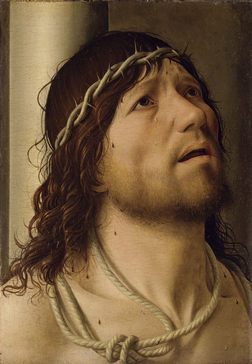 Krisztus az oszlopnál alkotó: Antonello da Messina