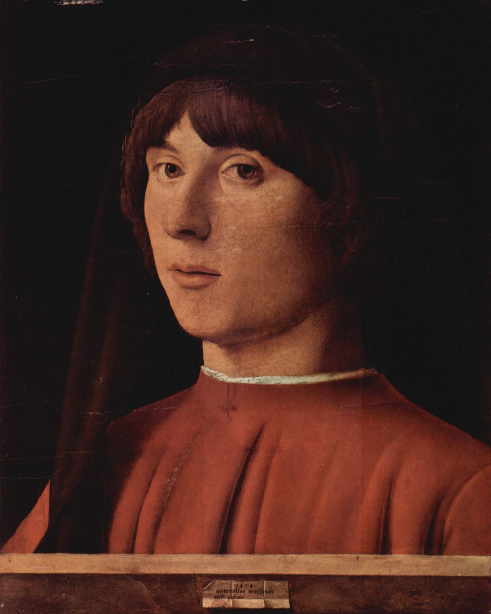 Német: Portré egy fiatalemberről alkotó: Antonello da Messina