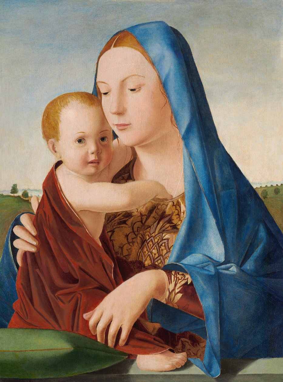 Madonna és gyermeke alkotó: Antonello da Messina